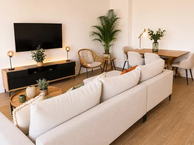 Open woonkamer met moderne indeling